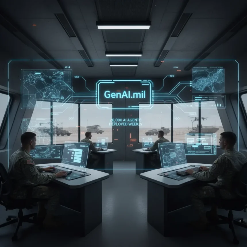 Pentagon deploys 20,000 AI agents weekly via no-code platform