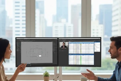 Philips dual-sided monitor breaks the mold for shared workspaces