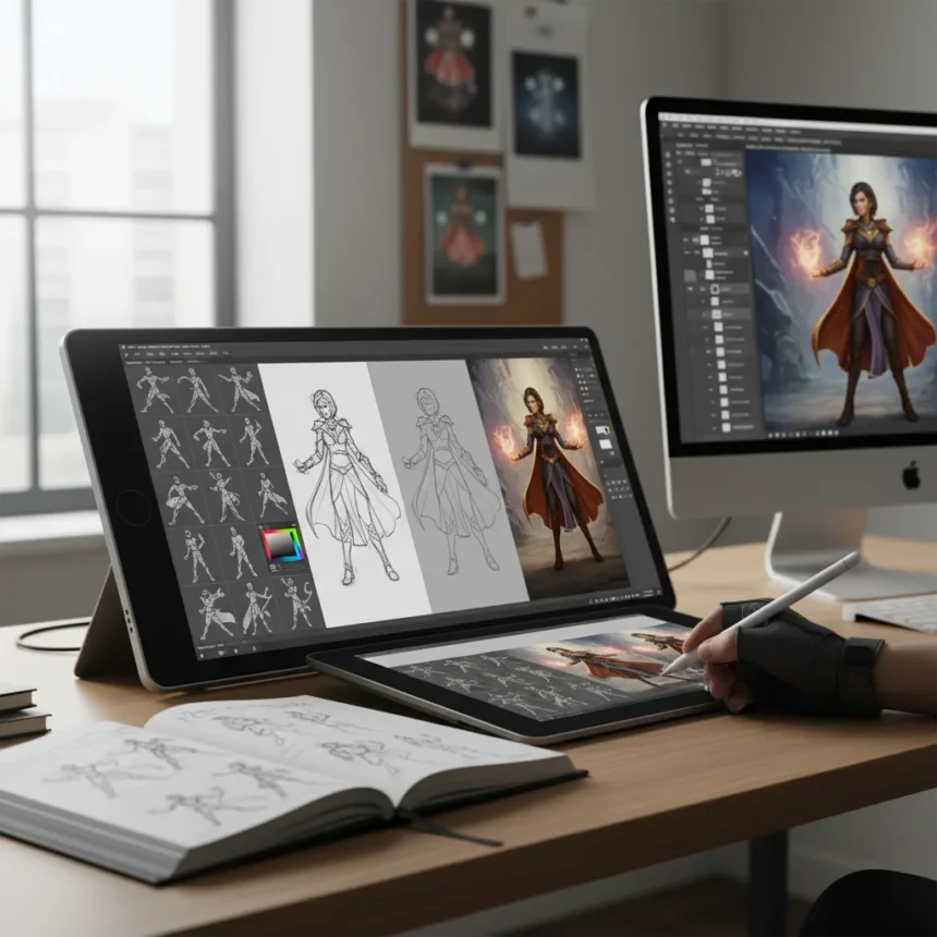 Photoshop Character Design: Sketch to Polish in 12 Steps