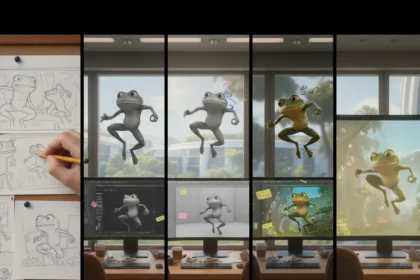 Pixar's Hoppers animation process reveals 5-step storyboard-to-3D workflow