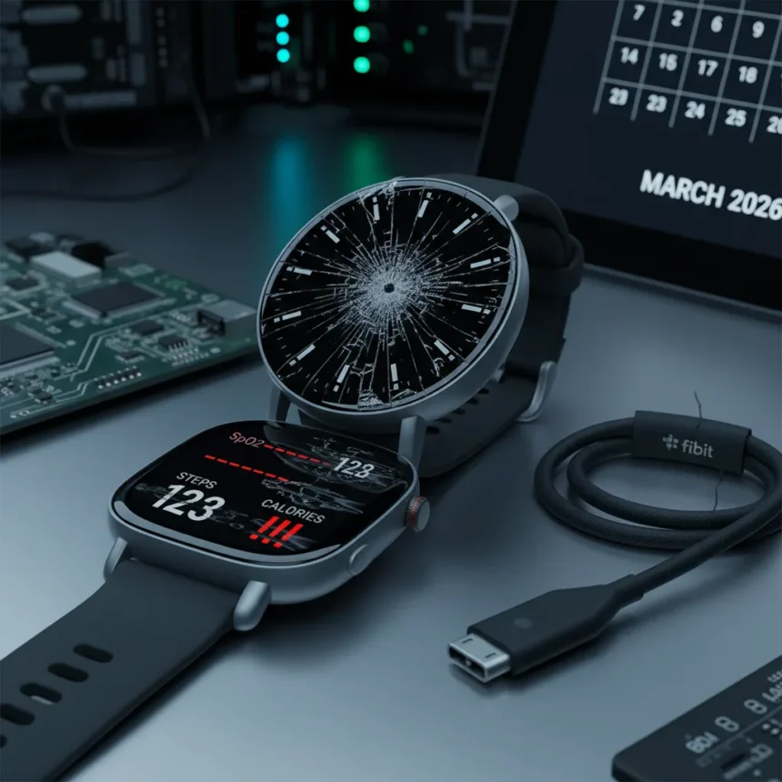 Pixel Watch 3 and 4 health sensors broken by Fitbit update — AI-generated illustration