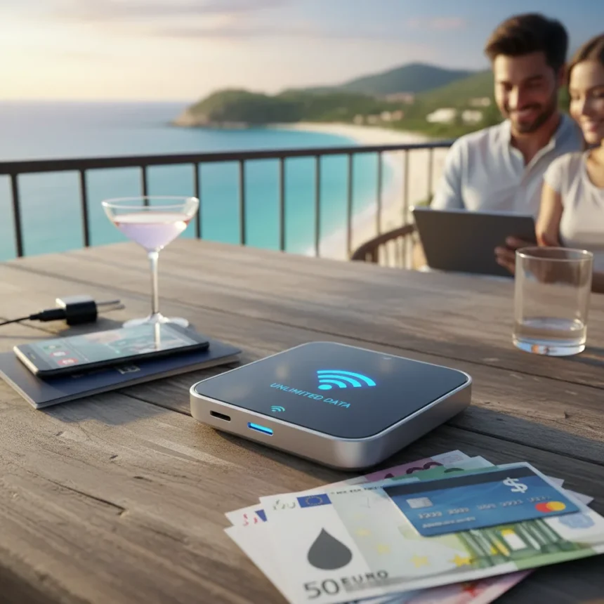 Premium portable hotspot impresses on holiday, but the price still stings