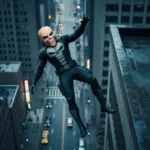 The Punisher stunt fall wasn't CGI—but face-swapping VFX made it look worse