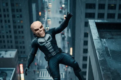 The Punisher stunt fall wasn't CGI—but face-swapping VFX made it look worse