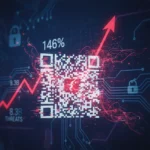 QR code phishing surges 146% as attackers bypass email defenses — AI-generated illustration