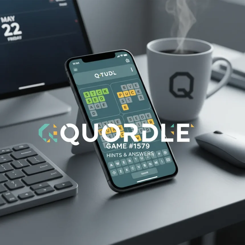 Quordle Game #1579 Hints and Answers for May 22