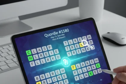 Quordle game #1580 hints and answers for May 23