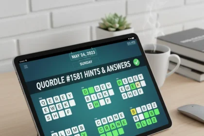 Quordle game #1581 hints and answers for May 24