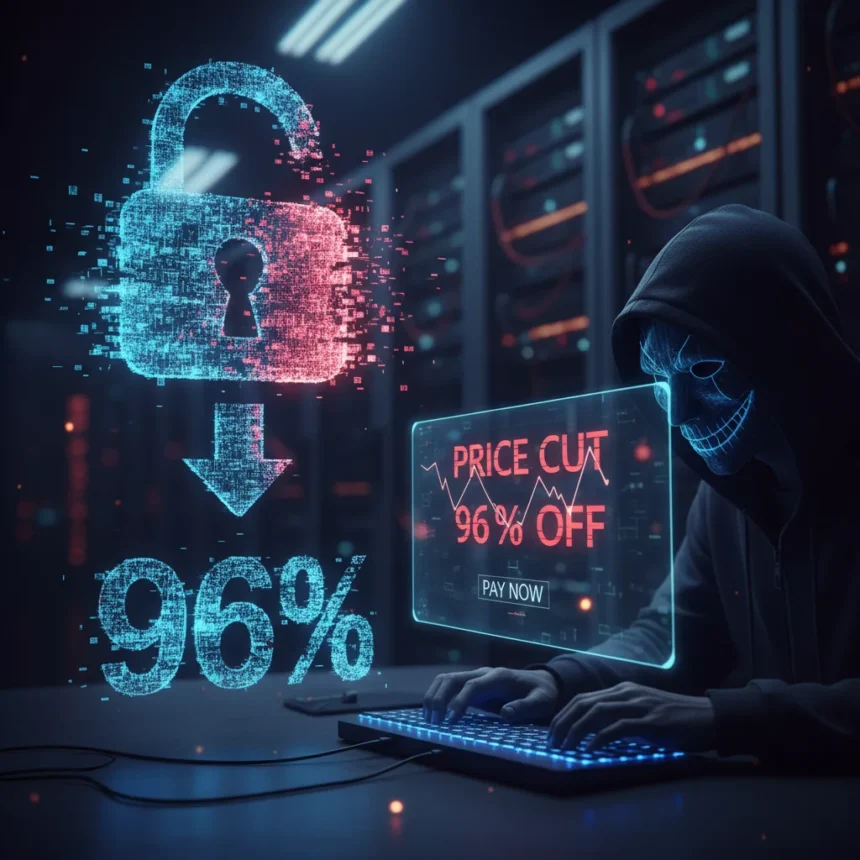 Ransomware hackers cut prices 96% to force victims into paying