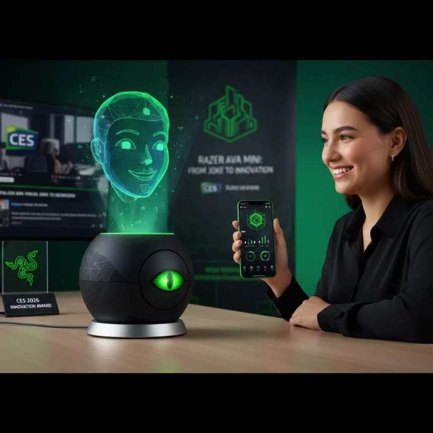 Razer AVA Mini: The April Fool's Joke That Became Real — AI-generated illustration