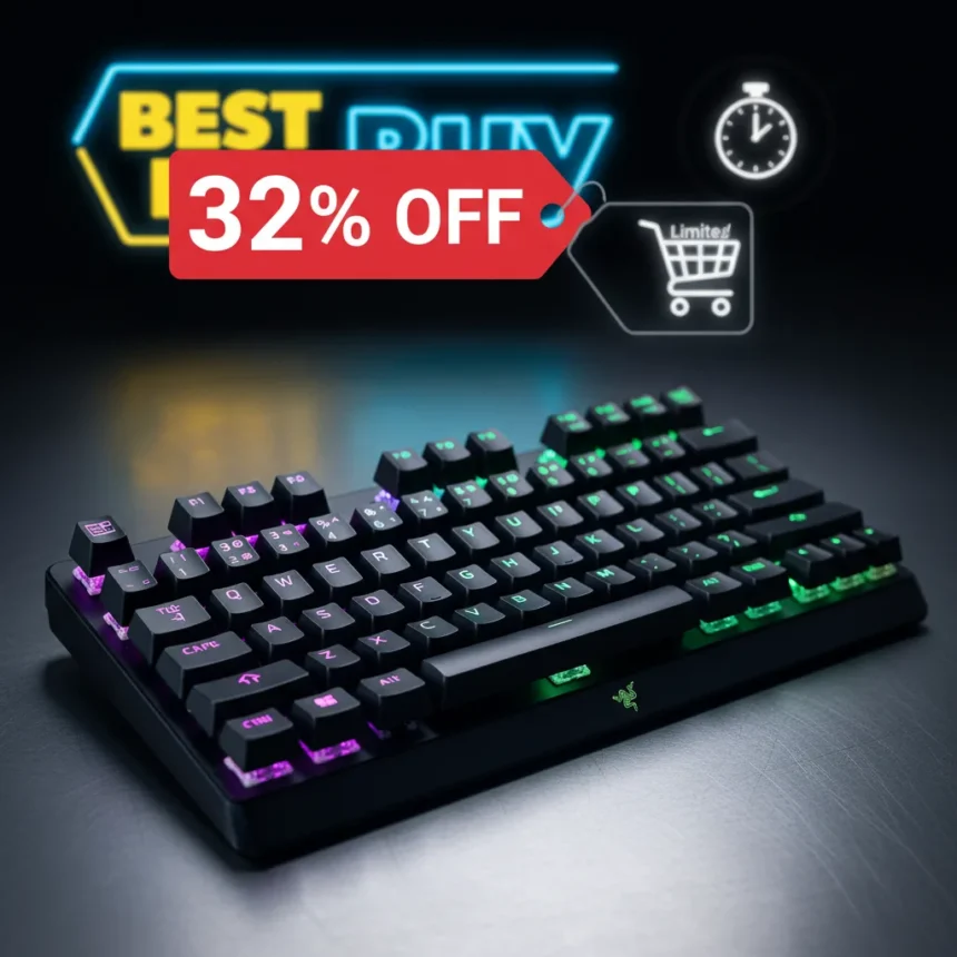 Razer BlackWidow V4 75% Keyboard Hits 32% Discount — AI-generated illustration