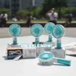 Rechargeable mini fans return to sale as summer heat peaks