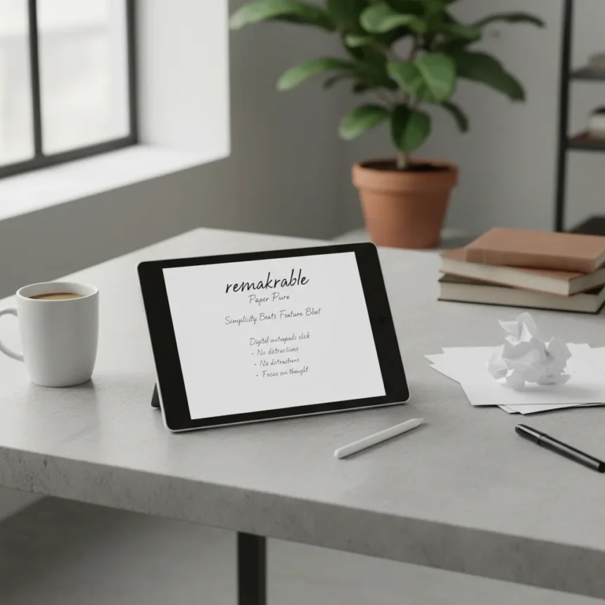 reMarkable Paper Pure Proves Simplicity Beats Feature Bloat