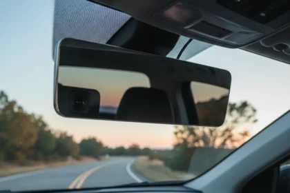Rexing M2 Max mirror dash cam eliminates the suction cup clutter