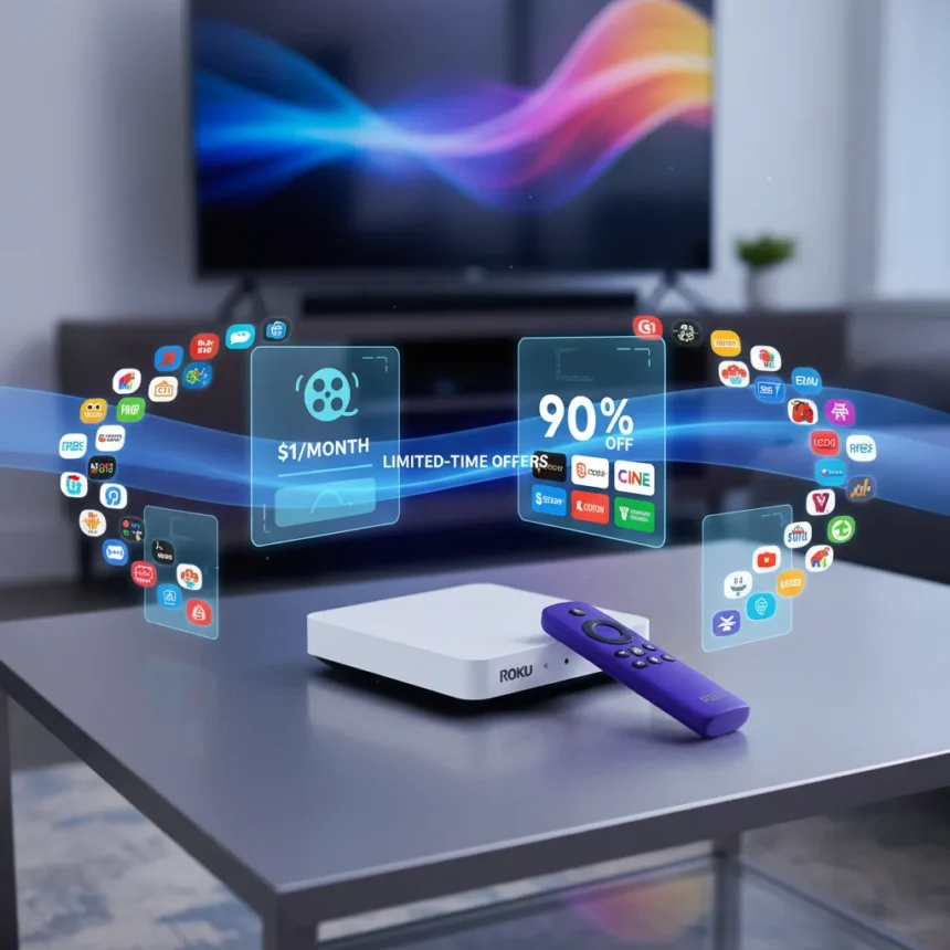 Roku Streaming Day: 90% off 30+ subscriptions, some at $1/month