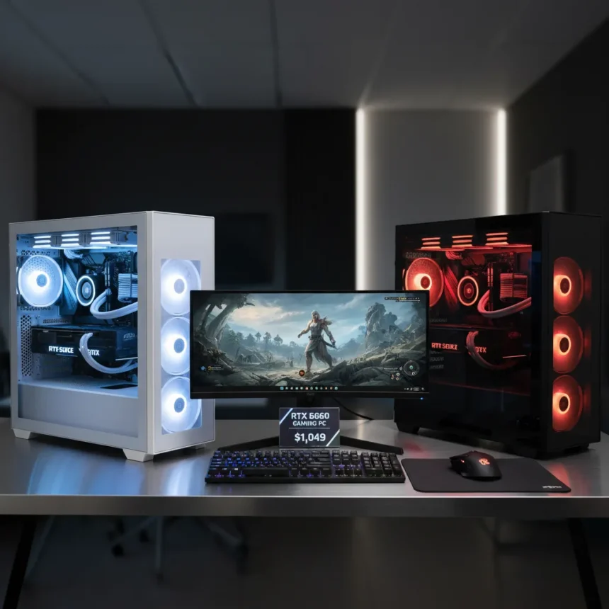 RTX 5060 Gaming PC for $1,049 Delivers 1440p Performance on a Budget — AI-generated illustration