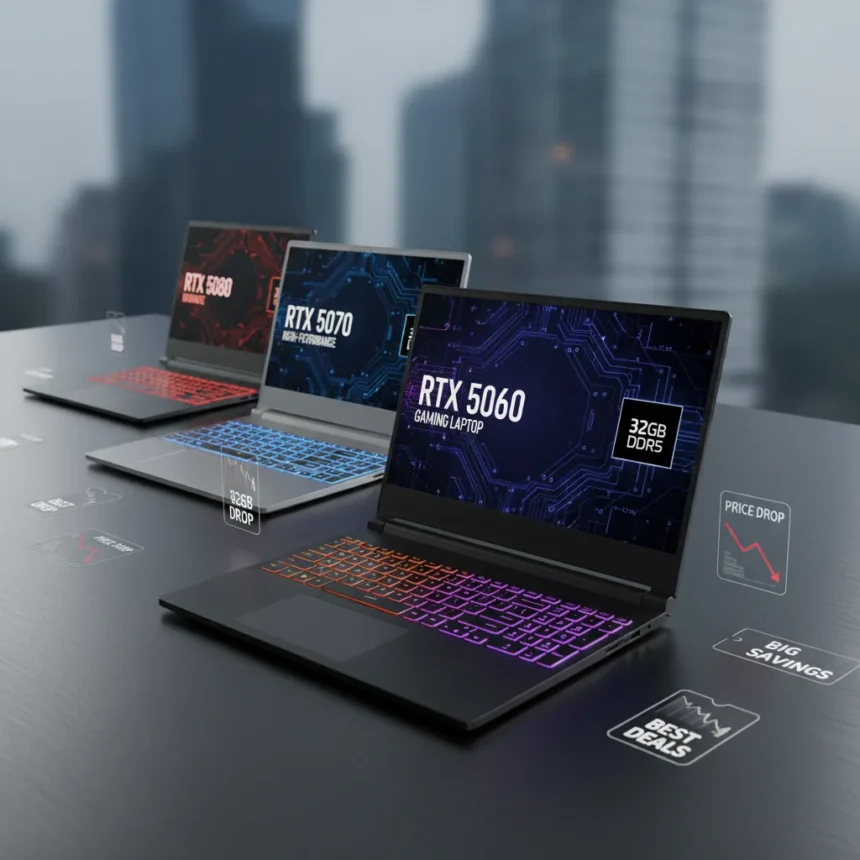RTX 5060, 5070, 5080 gaming laptops: where to find the best deals