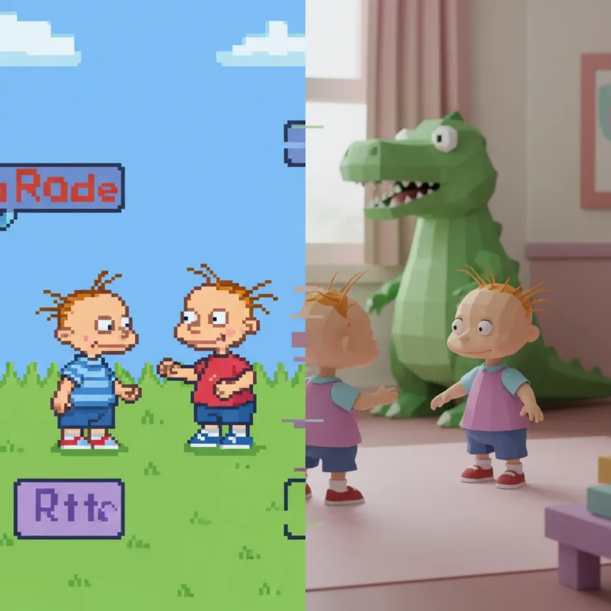 Rugrats retro game revival blends 8-bit nostalgia with low-poly charm