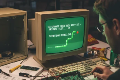 Retro PC enthusiast hacks S3 graphics card VBIOS to run Snake at boot