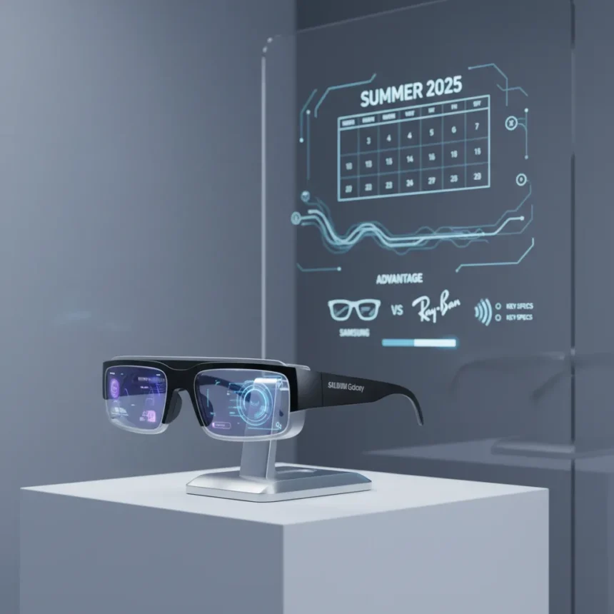 Samsung Galaxy Glasses launch timeline confirmed for summer 2025