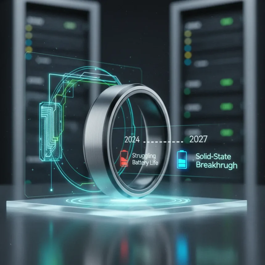 Samsung Galaxy Ring 2 battery breakthrough won't arrive until 2027 — AI-generated illustration