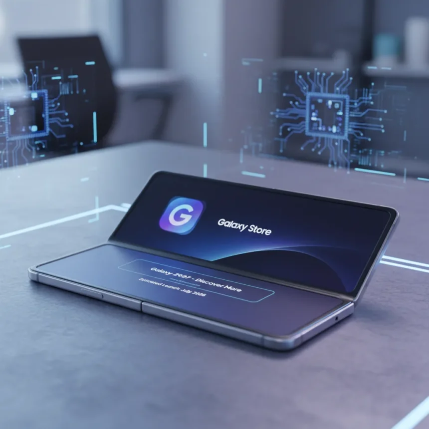 Samsung's Galaxy Z Fold7 leaks via its own app store