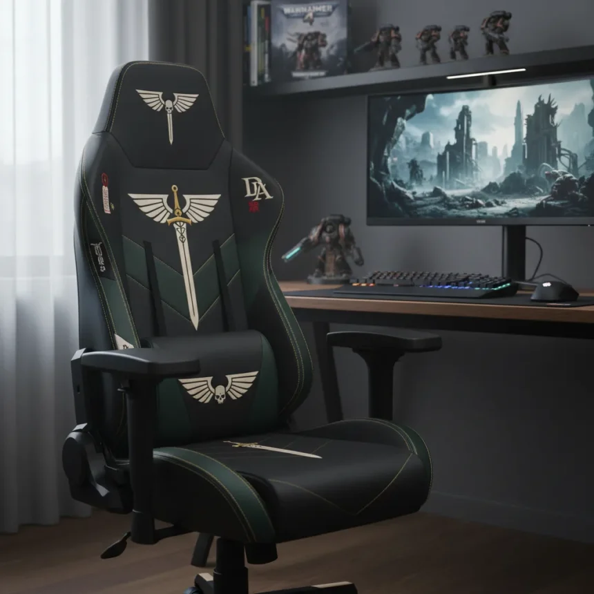 Secretlab's Dark Angels Titan Evo Brings Warhammer 40K Fandom to Your Desk