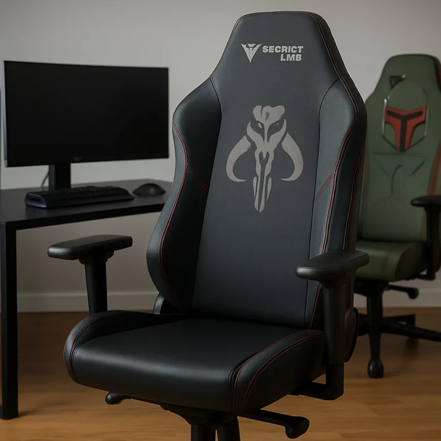 Secretlab Mandalorian Titan Evo chair targets Star Wars hype — AI-generated illustration