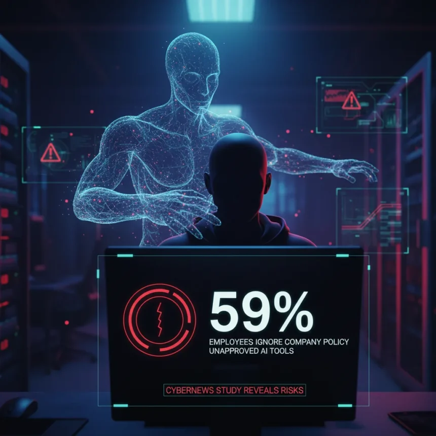 Shadow AI at work: 59% of employees ignore company policy