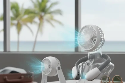 Shark ChillPill 3-in-1 portable fan delivers versatile cooling — AI-generated illustration