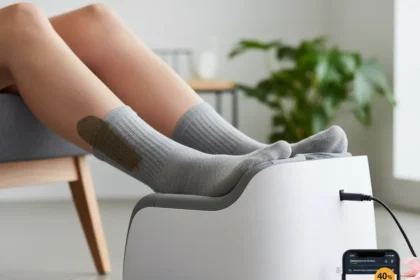 Shiatsu foot massager delivers post-run recovery at 40% off — AI-generated illustration