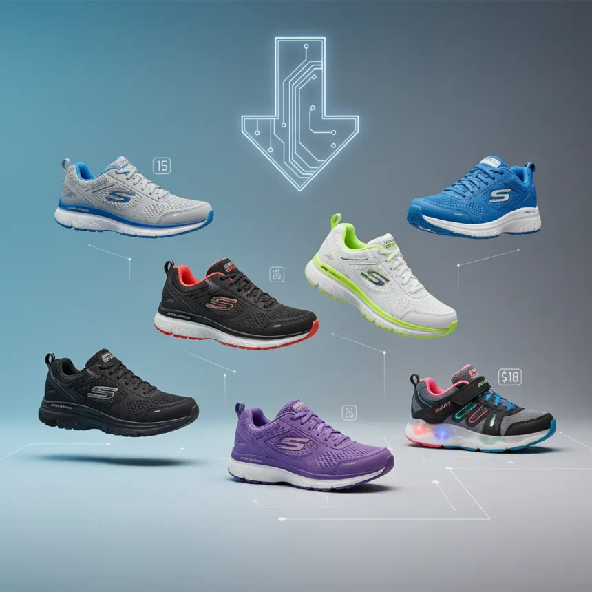 Skechers walking and running shoes up to 50% off