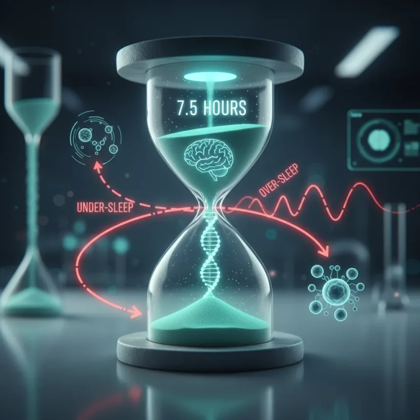 The sleep duration linked to slower biological aging
