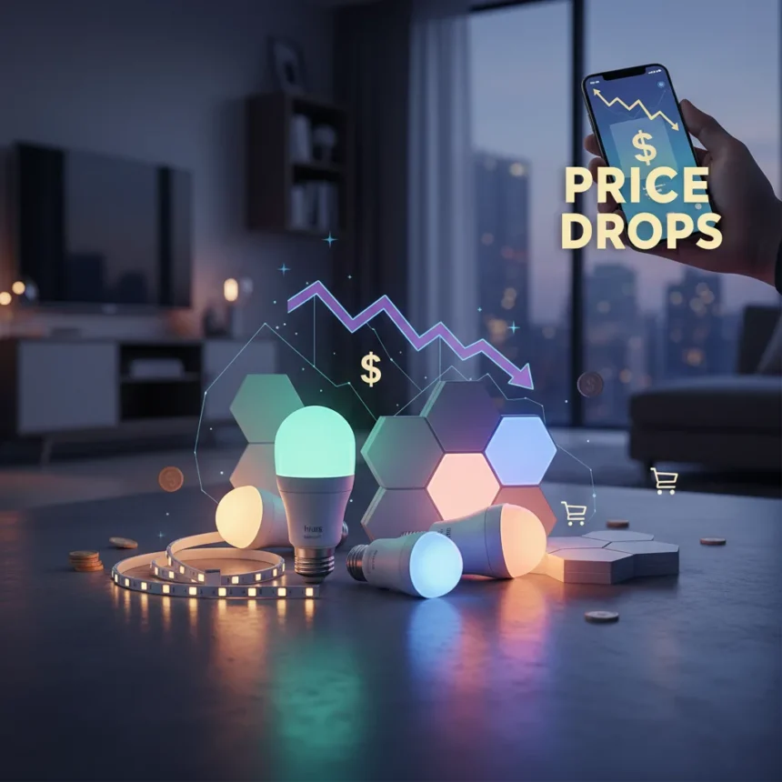 Smart light deals that actually save money this season — AI-generated illustration