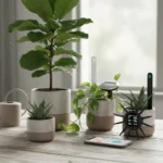 Smart plant sensors promise to save your houseplants — AI-generated illustration