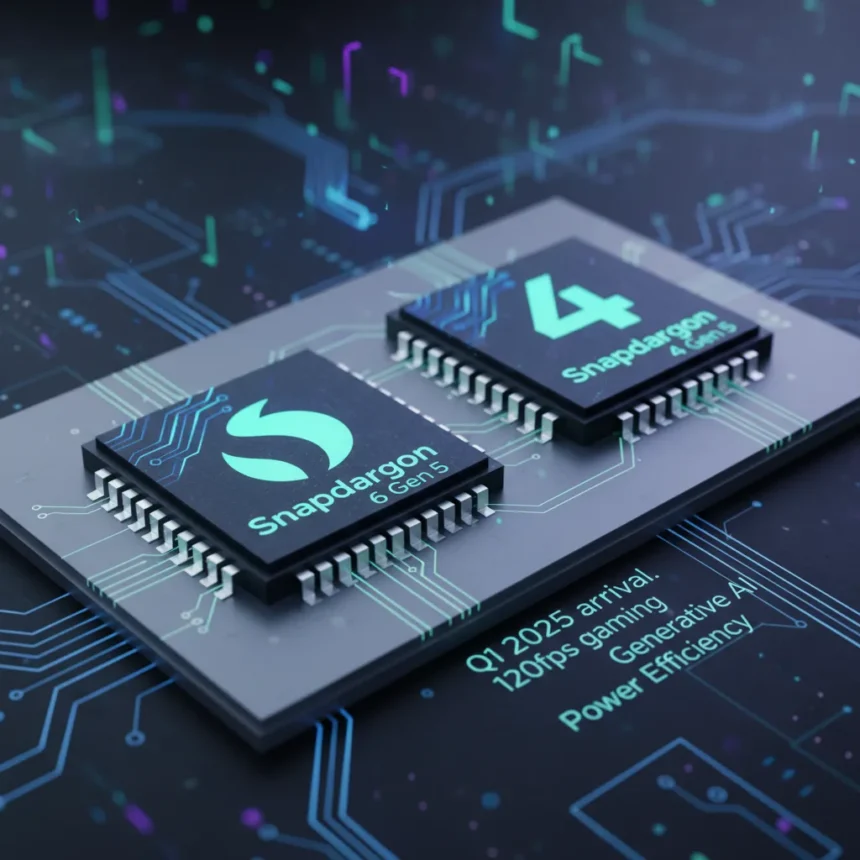 Snapdragon 6 and 4 Gen 5 chips bring gaming AI to budget phones
