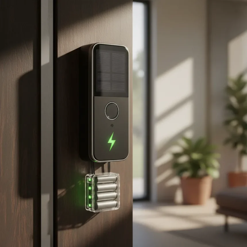 Solar smart lock fixes the battery problem everyone hates