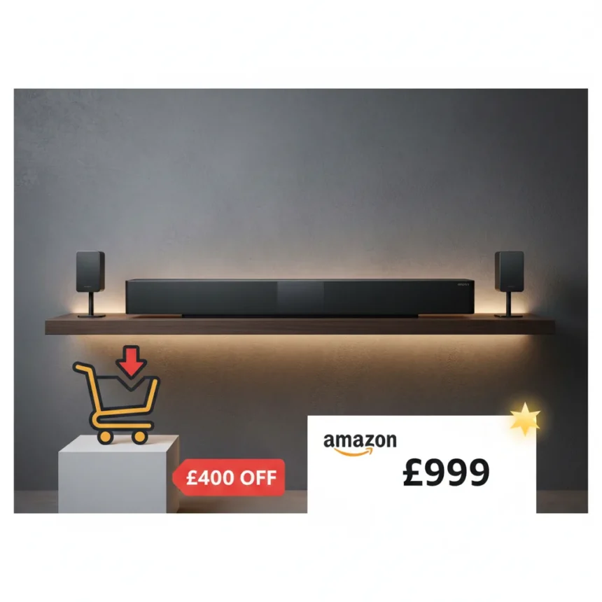 Sony Bravia Theatre Bar 9 hits record low: £400 off — AI-generated illustration