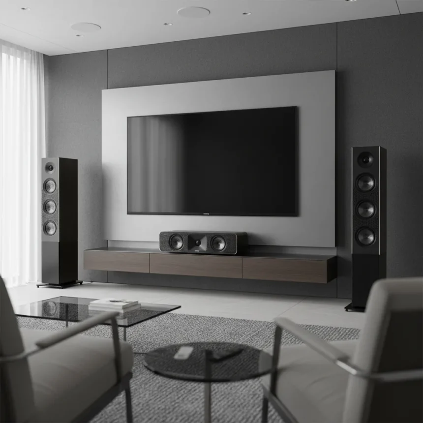 Sony's Bravia Theatre Trio wireless LCR system challenges soundbar dominance