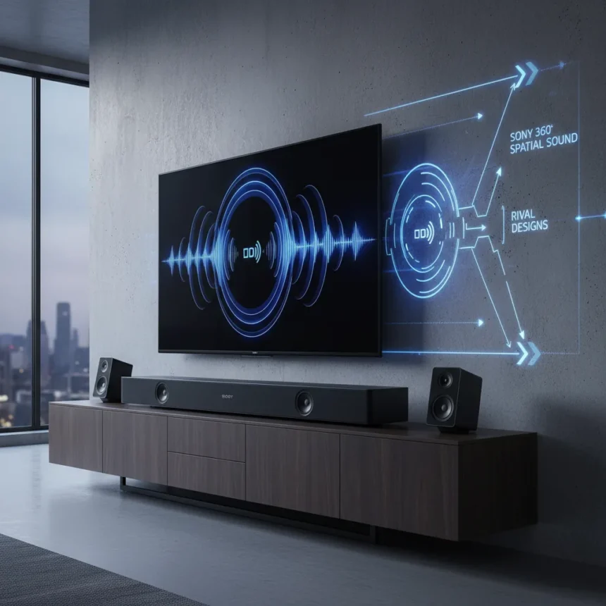 Sony's Dolby Atmos soundbar exposes what rivals get wrong — AI-generated illustration
