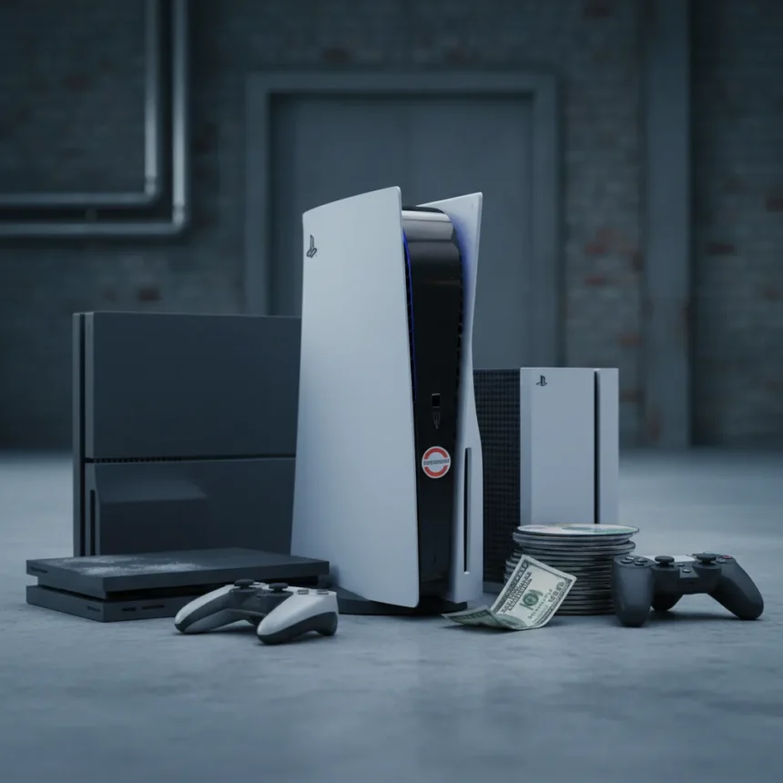 Sony's $100 refurbished PS5 price hike signals end of budget gaming — AI-generated illustration