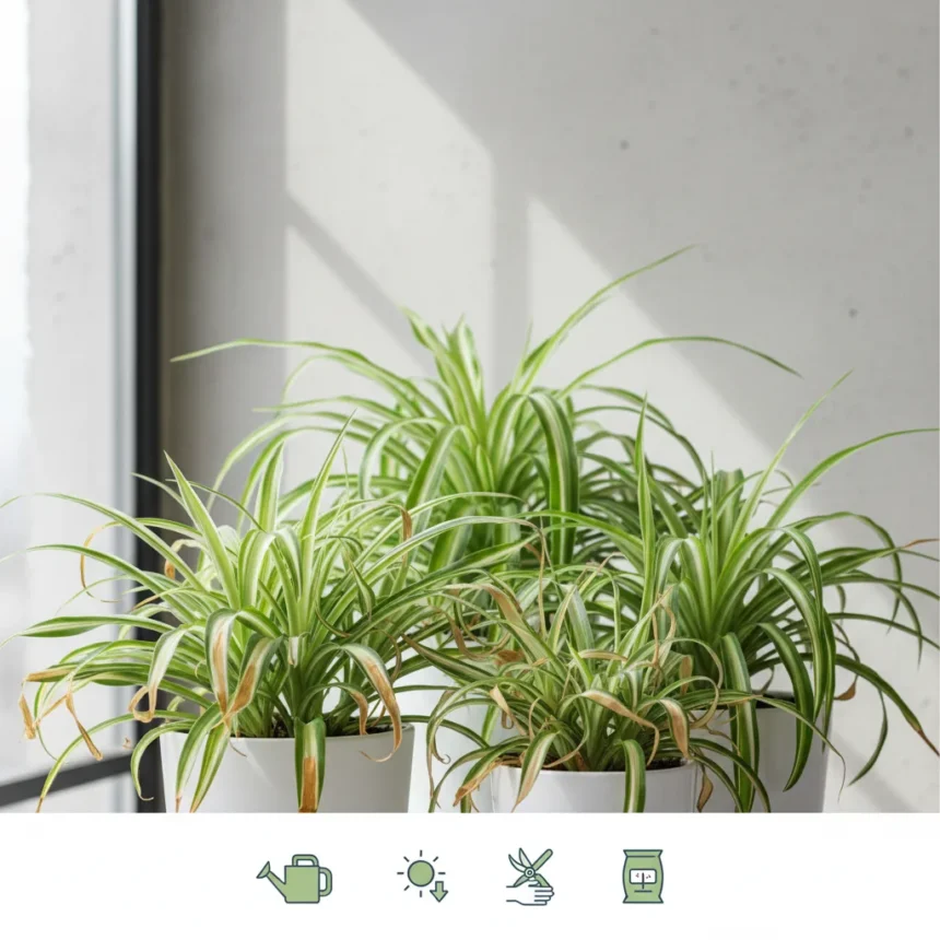 Spider plant brown leaves: 4 fixes to restore vibrant growth
