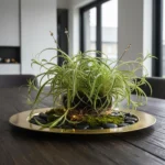Spider plant platter hack: luxury centerpiece in 5 minutes — AI-generated illustration