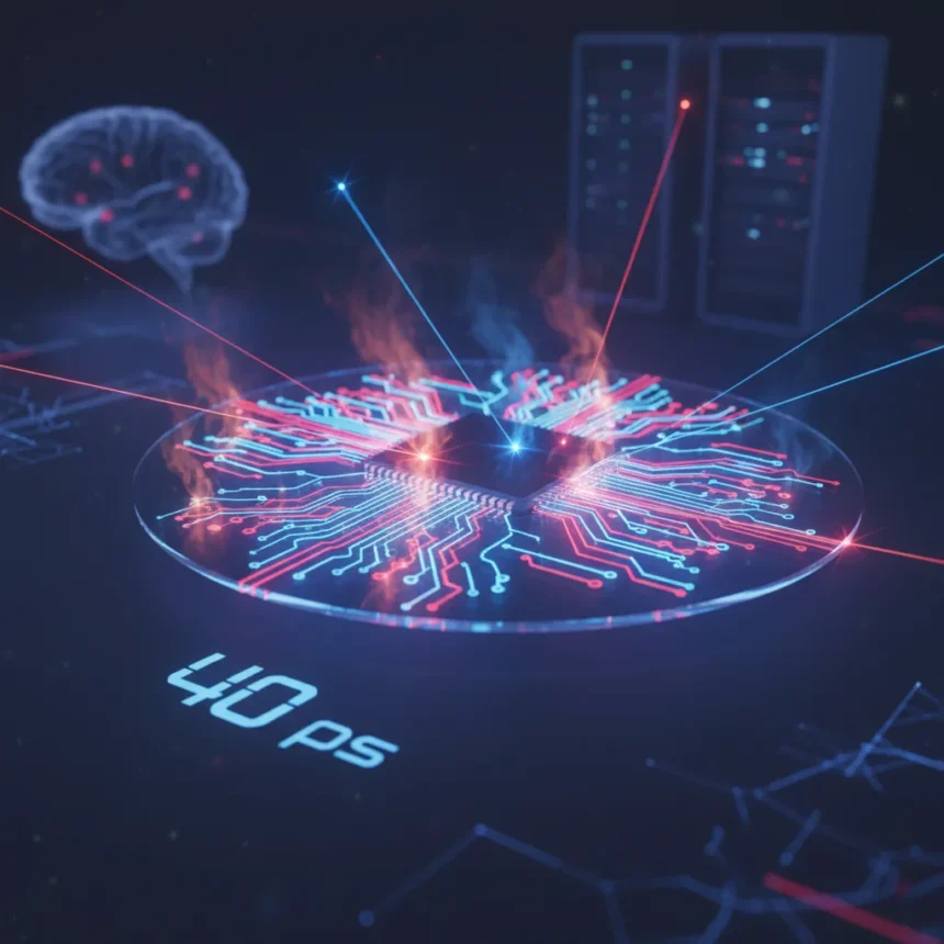 Laser-driven spintronic memory switches 1,000 times faster than DRAM