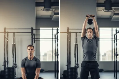 Split squat kettlebell swing builds balance and power