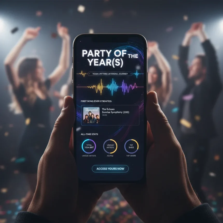 Spotify Party of the Year(s) beats Wrapped with lifetime stats