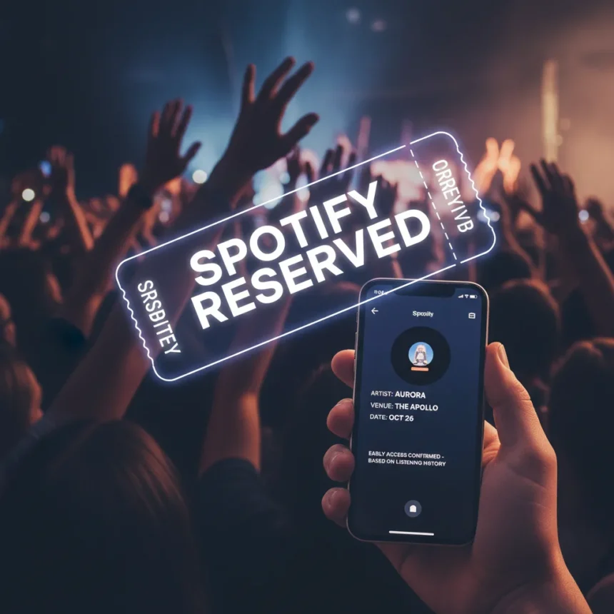 Spotify Reserved Cuts Through Concert Ticket Chaos for Premium Users