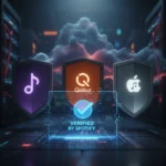 Spotify's Verified Badge Fails to Match Competitors' AI Music Crackdown — AI-generated illustration