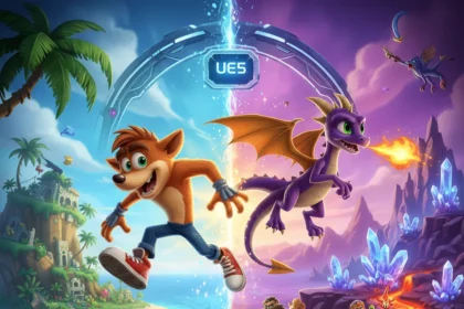 Sprash Brings Crash Bandicoot to Spyro in Fan-Made UE5 Crossover