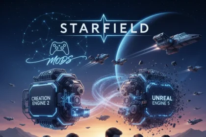 Starfield modding community shaped Bethesda engine choice — AI-generated illustration